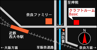 クラフトルームBasic地図